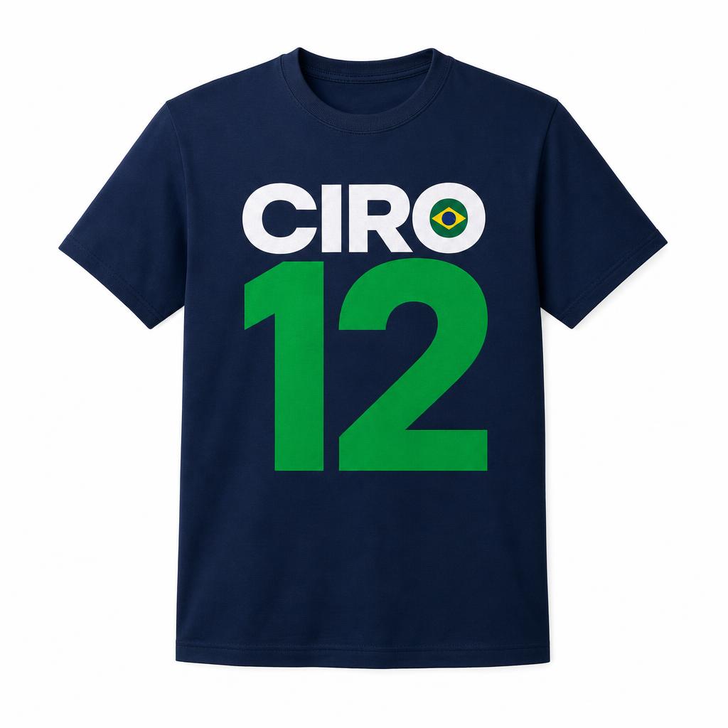 Camiseta Ciro Gomes 26 Azul marinho